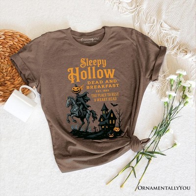 Headless Horseman Sleepy Hollow Halloween T-Shirt, Dead and Breakfast Retro Tee| OrnamentallyYou
