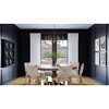 Urban Ambiance Luxury Contemporary Chandelier 10.375''H x 30''W,  Brushed Nickel Finish,  Parkes Collection, UHP4239 - 2 of 4