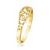 Ross-Simons Italian 14kt Yellow Gold Oval Filigree Ring - 3 of 4
