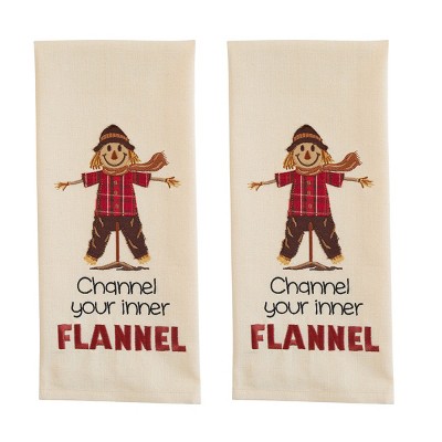 Park Designs Channel Your Flannel Dishtowel Set of 2