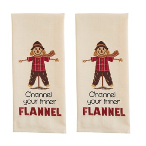Park Designs Channel Your Flannel Dishtowel Set of 2 - 1 of 3