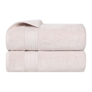 Classic Zero Twist Cotton Medium Weight Ultra-Soft Absorbent Towel Set by Blue Nile Mills - 1 of 4