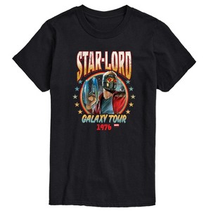 Men's - Marvel - Guardians of the Galaxy Star Lord Band Tee Style Short Sleeve Graphic T-Shirt - 1 of 4