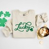 Simply Sage Market Women's Graphic Sweatshirt Cursive Lucky Clover St. Patrick's Day - 2 of 2