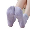 Anna-Kaci 3-Pack Women's Mid-Ankle Sports Socks with Silicone Non-Slip Grip and Breathable Comfort - 3 of 4