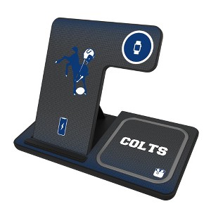 Keyscaper Baltimore Colts 1946 Historic Collection Linen 15-Watt 3 in 1 Charging Station - 1 of 4
