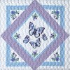 Collections Etc Butterfly Diamond Quilt - 3 of 3