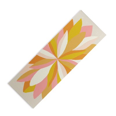 Sunshinecanteen Dahlia Bloom (6mm) 24" x 70" Yoga Mat - Society6