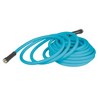 Aqua Joe 50 Foot Professional Grade Garden Hose with Dual Swivel Grenade Grips, Kink-Free and Abrasion Resistant Flexible Hybrid Polymer, Blue - 2 of 3