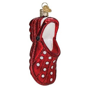Old World Christmas 4.25 In Rubber Clog Symbol Fashion Tree Ornaments - 1 of 3