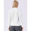 INSPIRE CHIC Women's Textured Crew Neck Solid Color Long Sleeve Bomber Jackets - 3 of 4