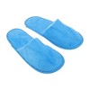 Unique Bargains Striped Coral Fleece Disposable Slippers 1 Pair - 2 of 4