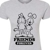 Women's - Garfield - Friends Forever Fitted Graphic T-Shirt - 2 of 3
