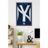 Trends International MLB New York Yankees - Logo 25 Framed Wall Poster Prints - 2 of 4