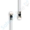 SatelliteSale Digital RG-6/U 75 Ohm Coaxial Cable with F-Type Waterproof Connectors Indoor/Outdoor Universal Wire Black and White Cord - 3 of 4