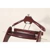 Proman Windsor Signature Valet Stand with Tray, Hanger, Trouser Bar & Tie Rack – Dark Mahogany, 13.5" W x 16.5" D x 45" H - 4 of 4