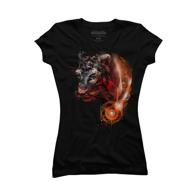 Junior's Design By Humans Tiger Wild Dimension By alnavasord T-Shirt