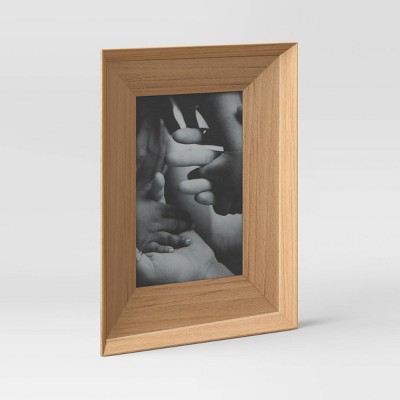 4" x 6" Wood Photo Frame Brown - Threshold™