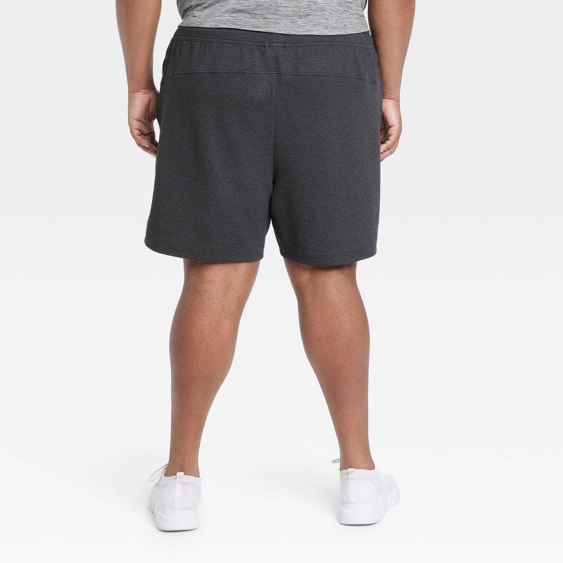 Men&#39;s Textured Fleece Shorts 7" - All In Motion&#8482;, 3 of 4
