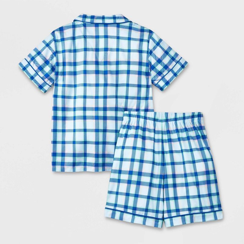 Boys' Short Sleeve Button-Up Pajama Set - Cat & Jack™, 3 of 5