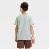 Boys' Short Sleeve Pasta Graphic T-Shirt - Cat & Jack™ Gray - 3 of 4
