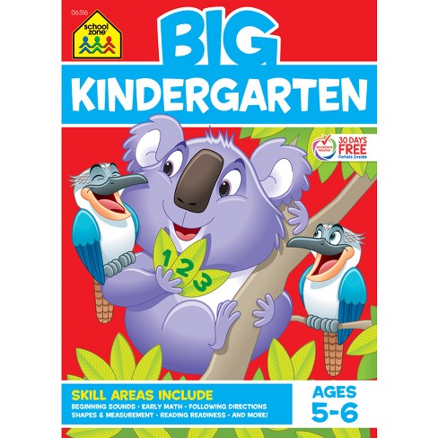 Big Kindergarten Workbook (School Zone Publishing) - Paperback - image 1 of 4