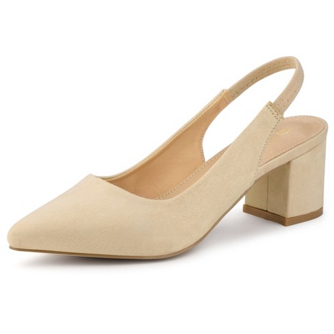 Nude block best sale heel target