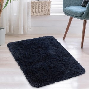 Washable Area Rug, Distressed Striped Living Room Rugs Non Slip Stain Resistant Indoor Carpet for Dining Room Bedroom Low Pile Farmhouse Rug - 1 of 4