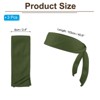 Unique Bargains Polyester Elastic Running Sports Workout Head Ties Sweatbands 3 Pcs - 2 of 3