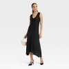 Women's Ruched Midi Sundress - A New Day™ - 3 of 3