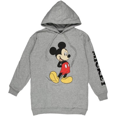 Disney Women's Mickey Mouse Classic Pose Oversized Hoodie