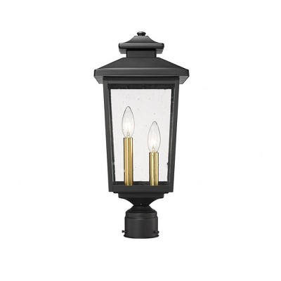 Millennium Lighting Eldrick 2 - Light Lantern in  Powder Coat Black