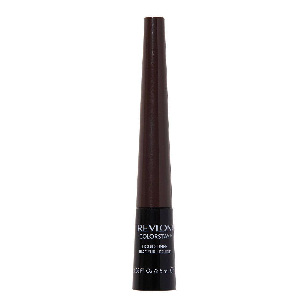 Photos - Other Cosmetics Revlon ColorStay Liquid Eyeliner Black Brown - 0.08 fl oz 