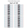 Big Dot of Happiness Boo-y or Ghoul - Halloween Gender Reveal Party Water Bottle Sticker Labels - Set of 20 - 3 of 4