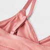 Girls' 2pk Fits All Triangle Bra - art class™ Sand Beige/Rose Red - 3 of 3