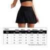 Women's High Waist Tennis Skort Quick-Dry Running Workout Shorts - 4 of 4