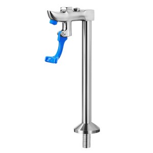 WOWOW Commercial Deck Mounted Glass Filler Faucet, 9 in. High-Arc Glass Filling Water Station in Brushed Nickel - 1 of 4
