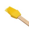 Unique Bargains Basting Brush 28g Wooden Handle Baking Brush Dishwasher Safe Silicone 9.25"x1.5" 1Pcs - 4 of 4