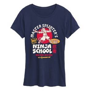 Women's - Teenage Mutant Ninja Turtles - Master Splinters School Short Sleeve Graphic T-Shirt - 1 of 4