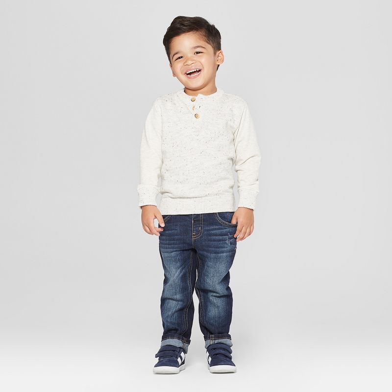Toddler Boys' Straight Fit Jeans - Cat & Jack™, 4 of 5