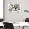 24" x 36" Abstract 1 by Dan Houston Canvas Art Print Black/Gold - Masterpiece Art Gallery: Modern Unframed Horizontal Canvas - 2 of 4