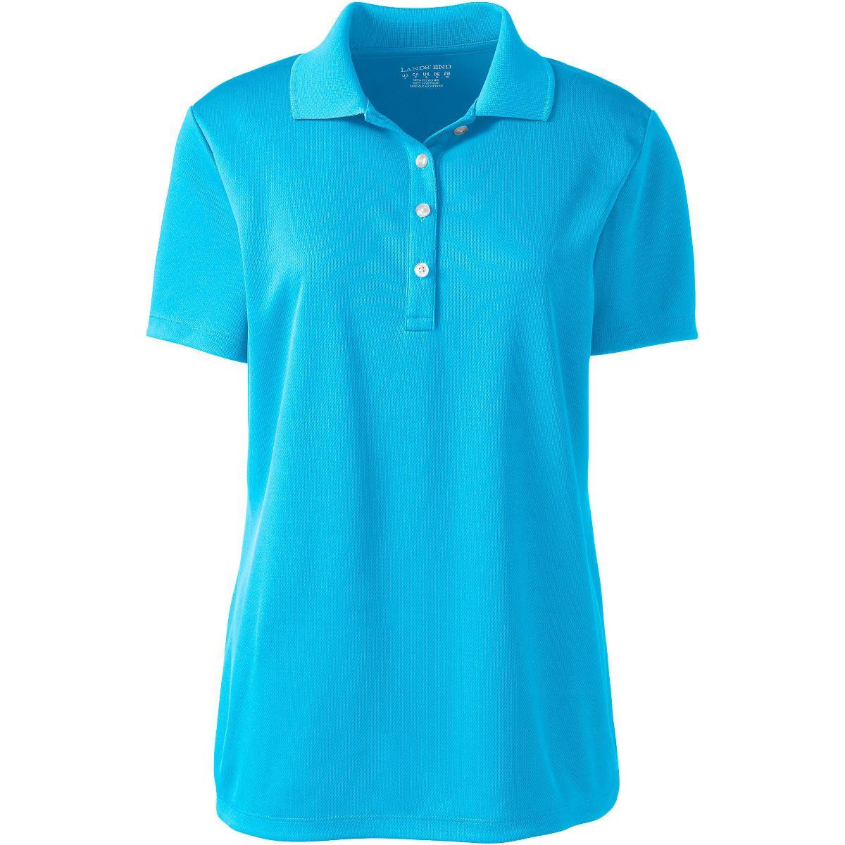 Lands' End Women's Flagship Performance Short Sleeve Polo Shirt - thumbnail 4