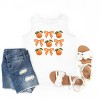 The Juniper Shop Coquette Oranges Chart Youth Tank Top - XS - White - 2 of 4