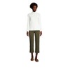 Lands' End Women's Relaxed Cotton Long Sleeve Mock Turtleneck - 4 of 4