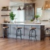 Rennnsan Vionix 35" W 3 -Light Dimmable Rustic Linear Kitchen Island Pendant in Dark Silver & Rustic Bronze - 4 of 4