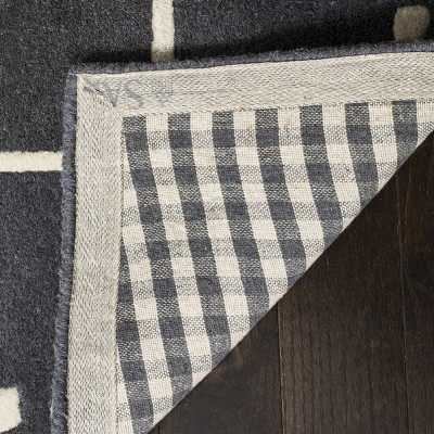 Ivory Hand-Tufted Wool 4' x 6' Rectangular Area Rug