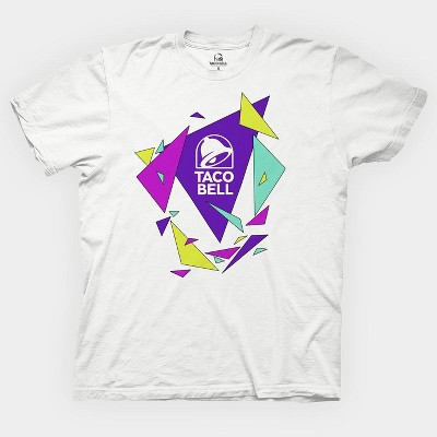 Men's Taco Bell Short Sleeve Graphic Crewneck T-Shirt - White