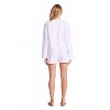 Women's Roll Cuff Tie Waist Short - bobi - 3 of 4