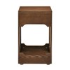 GDFStudio Gorrath Mid-Century Modern Wooden Lift Top Side Table with Storage Shelf - 4 of 4