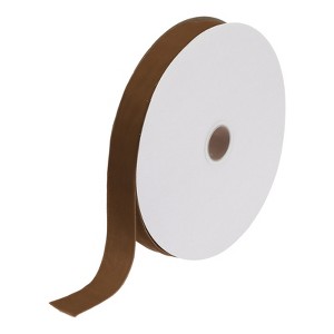 Unique Bargains Soft Single Face Spool Silky Velvet Ribbon for Bouquets DIY Crafts - 1 of 3
